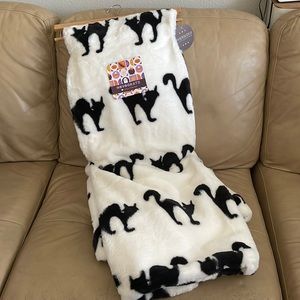 Halloween Black Cats Soft Blanket